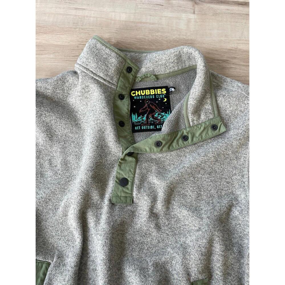 Chubbies Pullover Quarter Button Up - image 2